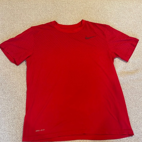 Nike Red Dri-Fit Shirt - Picture 1 of 7